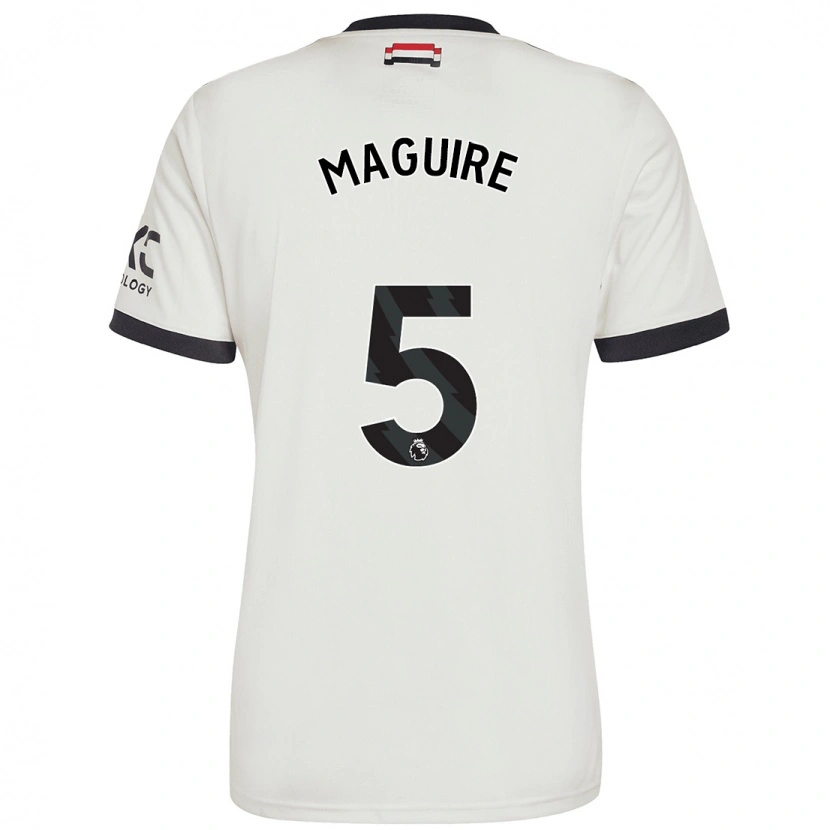 Danxen Kid Harry Maguire #5 Off White Third Jersey 2024/25 T-Shirt