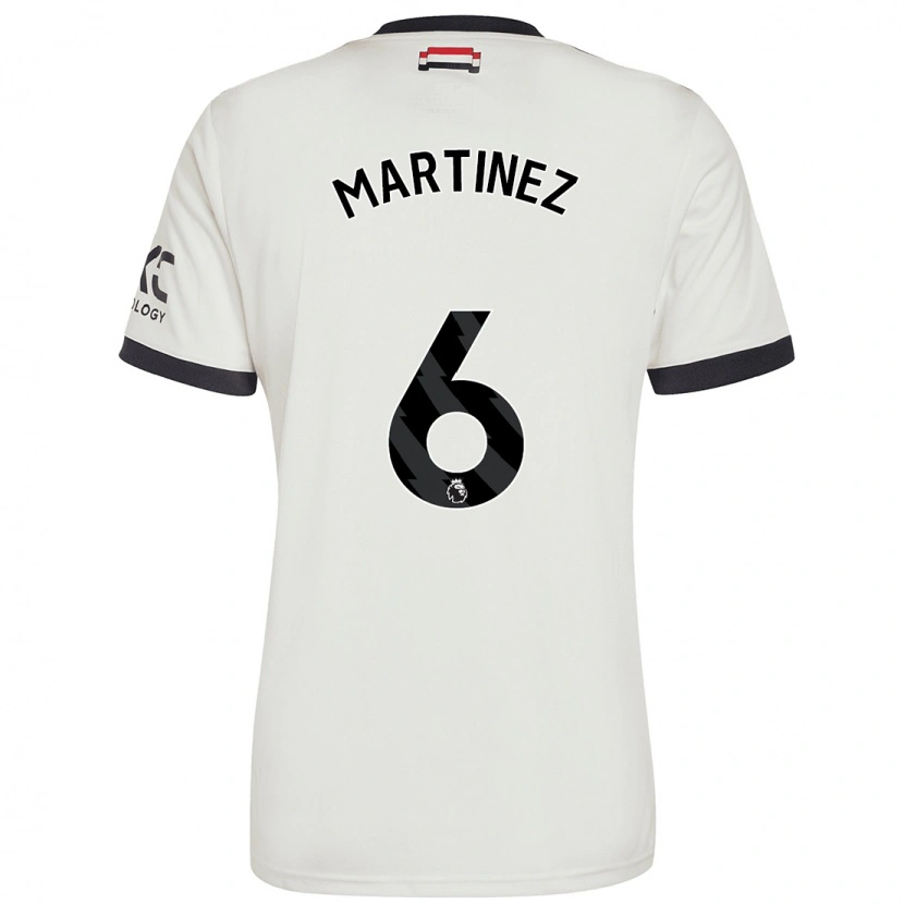 Danxen Kid Lisandro Martínez #6 Off White Third Jersey 2024/25 T-Shirt