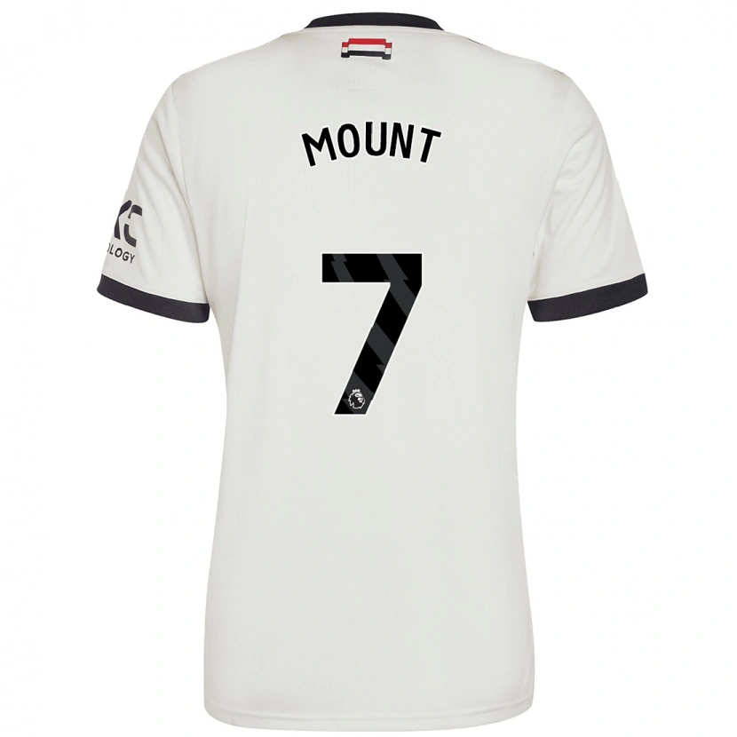 Danxen Kid Mason Mount #7 Off White Third Jersey 2024/25 T-Shirt