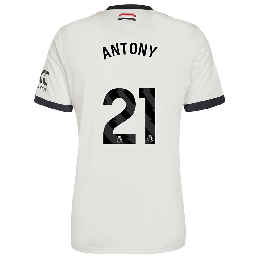 Danxen Kid Antony #21 Off White Third Jersey 2024/25 T-Shirt