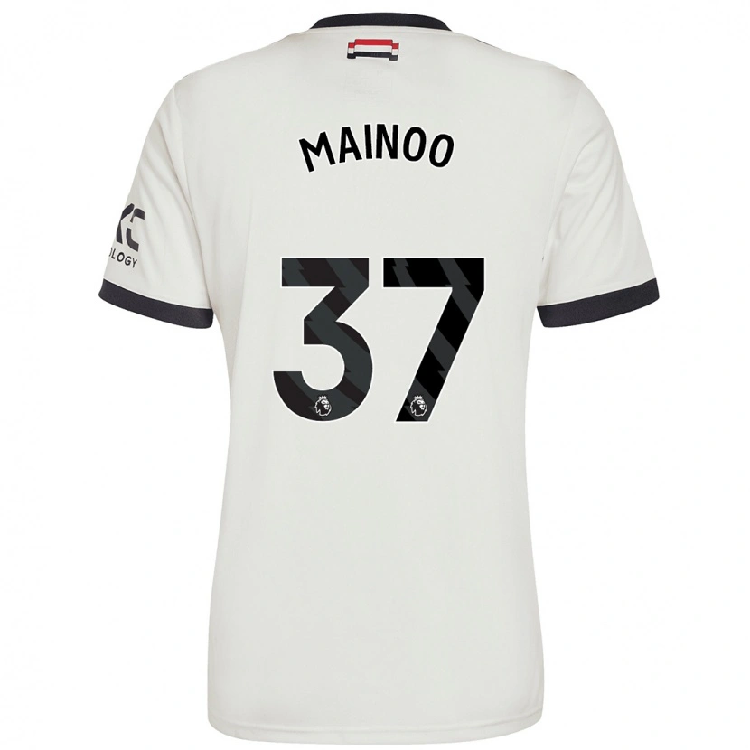 Danxen Kid Kobbie Mainoo #37 Off White Third Jersey 2024/25 T-Shirt