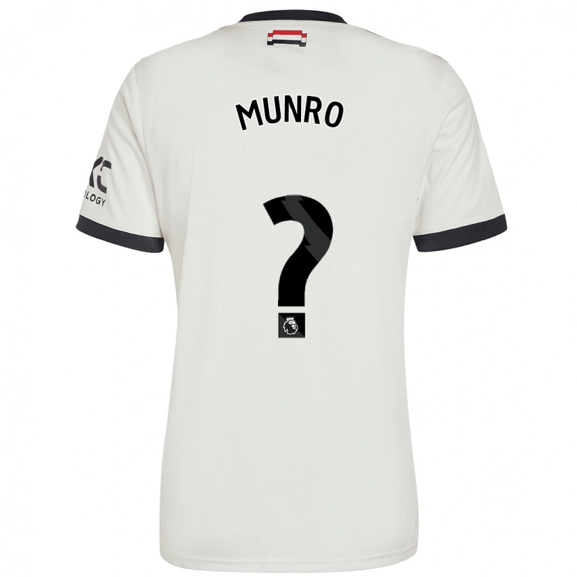 Danxen Kid Reece Munro #0 Off White Third Jersey 2024/25 T-Shirt