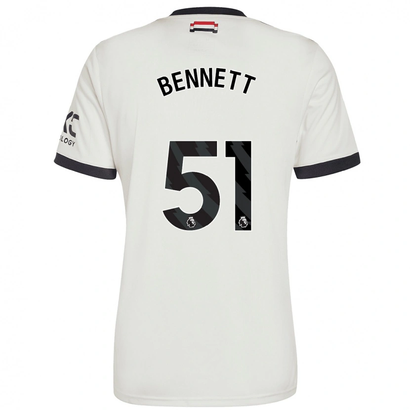 Danxen Kid Rhys Bennett #51 Off White Third Jersey 2024/25 T-Shirt