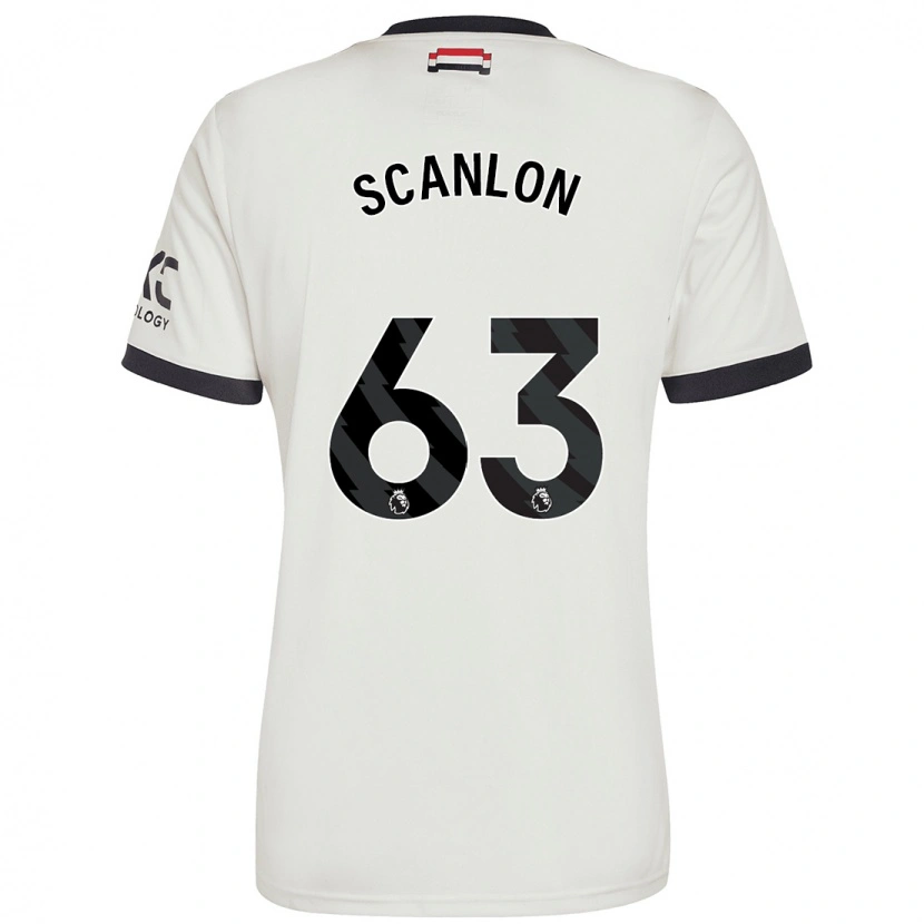 Danxen Kid James Scanlon #63 Off White Third Jersey 2024/25 T-Shirt