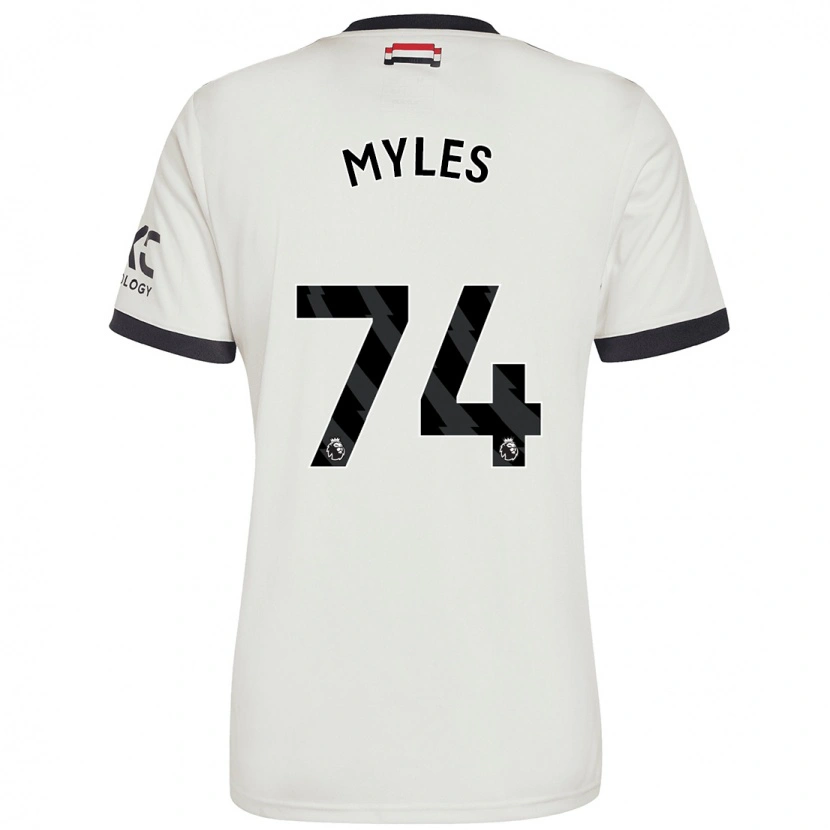 Danxen Kid Tom Myles #74 Off White Third Jersey 2024/25 T-Shirt