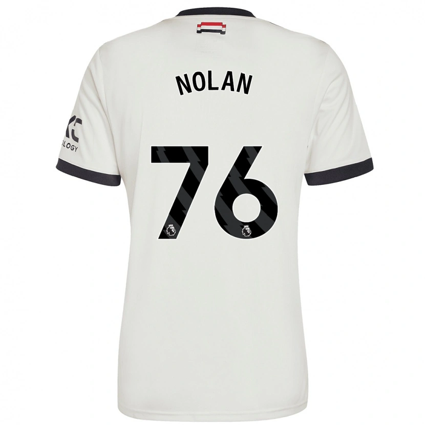 Danxen Kid James Nolan #76 Off White Third Jersey 2024/25 T-Shirt