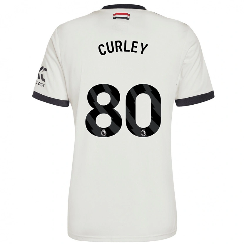 Danxen Kid Ruben Curley #80 Off White Third Jersey 2024/25 T-Shirt