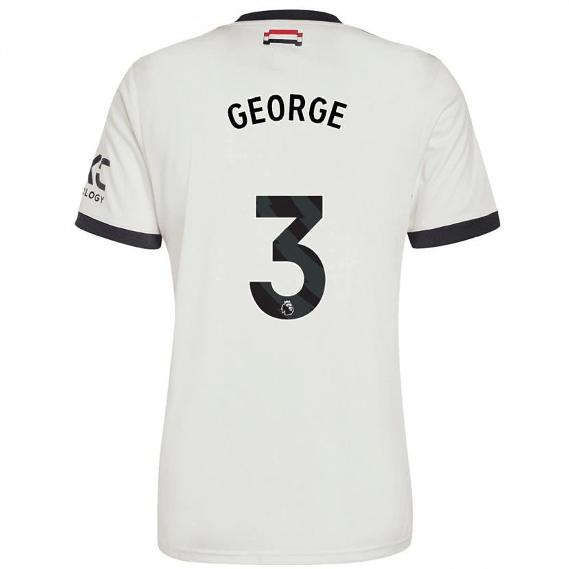 Danxen Kid Gabby George #3 Off White Third Jersey 2024/25 T-Shirt