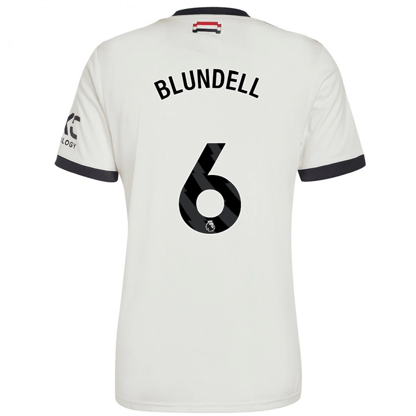 Danxen Kid Hannah Blundell #6 Off White Third Jersey 2024/25 T-Shirt