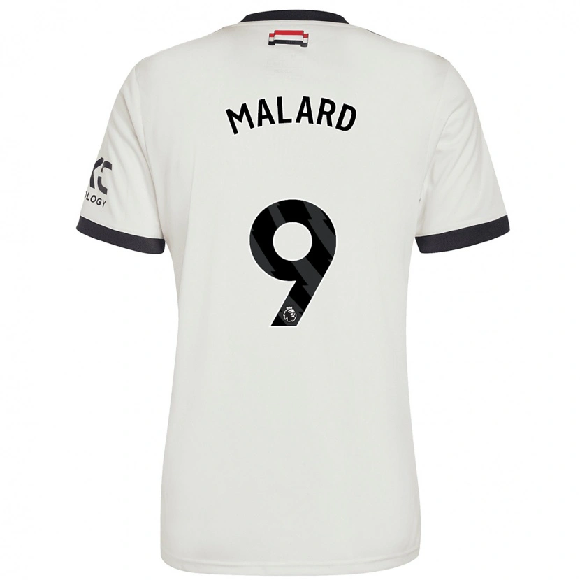 Danxen Kid Melvine Malard #9 Off White Third Jersey 2024/25 T-Shirt