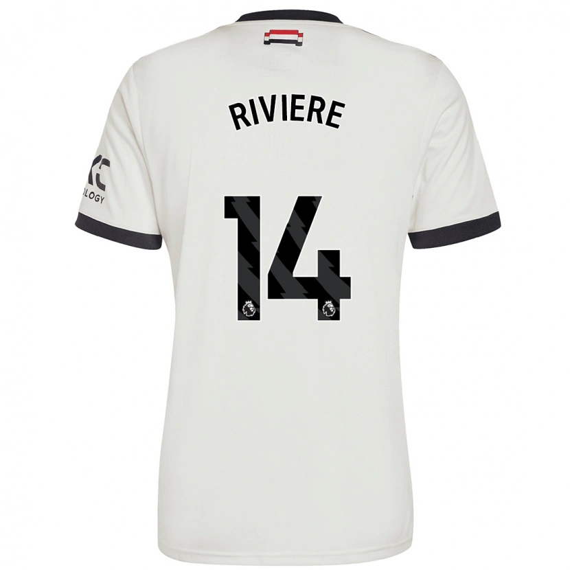 Danxen Kid Jayde Riviere #14 Off White Third Jersey 2024/25 T-Shirt