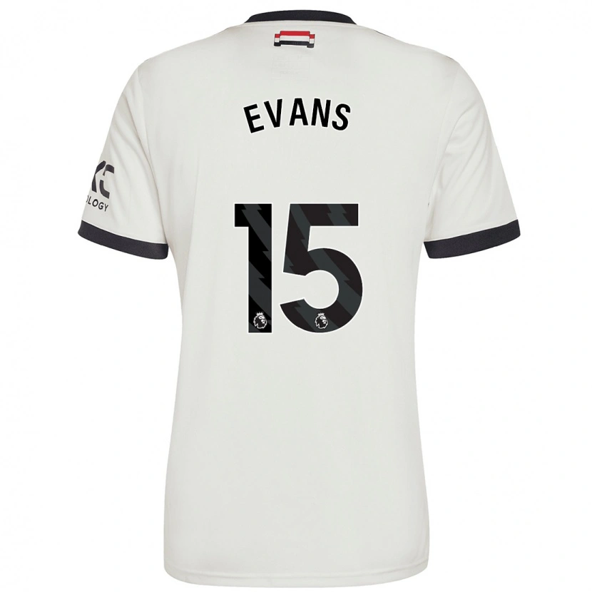 Danxen Kid Gemma Evans #15 Off White Third Jersey 2024/25 T-Shirt