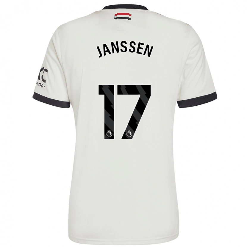 Danxen Kid Dominique Janssen #17 Off White Third Jersey 2024/25 T-Shirt