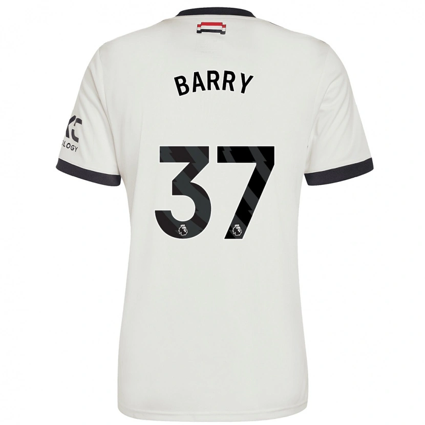 Danxen Kid Keira Barry #37 Off White Third Jersey 2024/25 T-Shirt