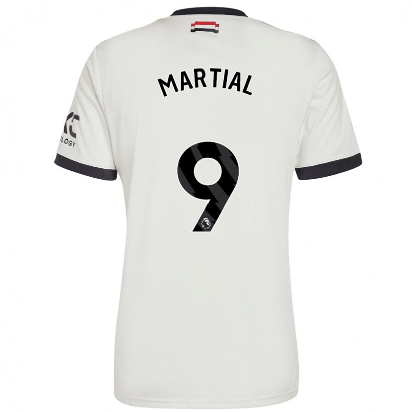 Danxen Kid Anthony Martial #9 Off White Third Jersey 2024/25 T-Shirt