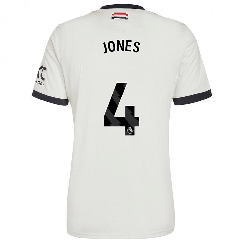 Danxen Kid Phil Jones #4 Off White Third Jersey 2024/25 T-Shirt