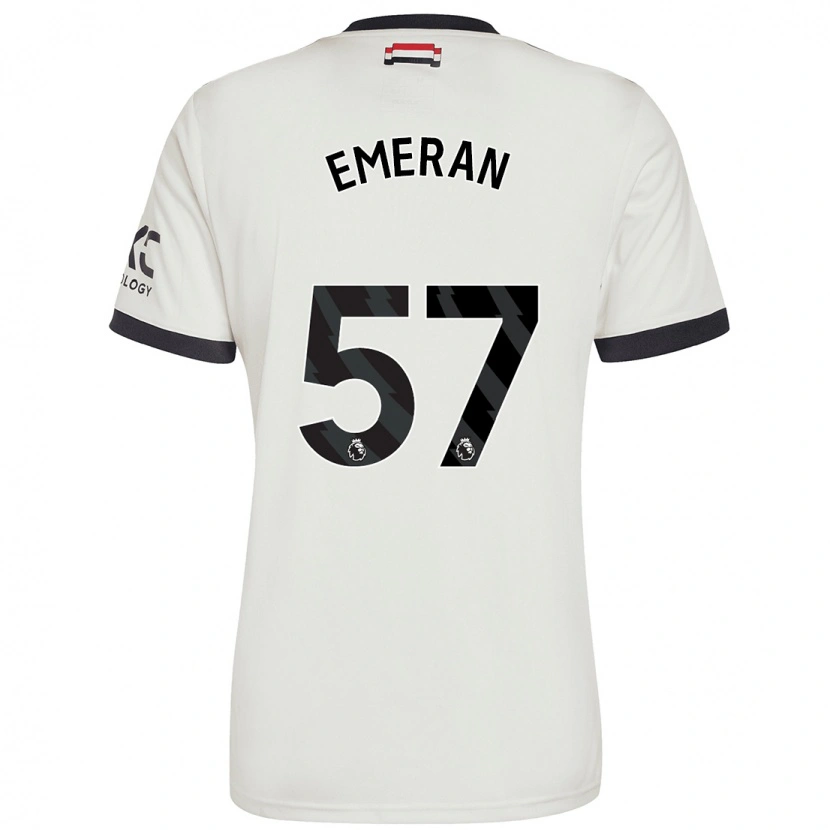 Danxen Kid Noam Emeran #57 Off White Third Jersey 2024/25 T-Shirt