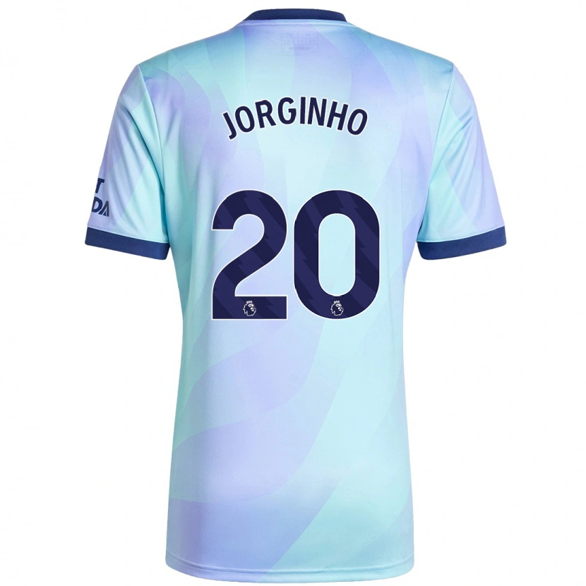 Danxen Kid Jorginho #20 Aqua Third Jersey 2024/25 T-Shirt