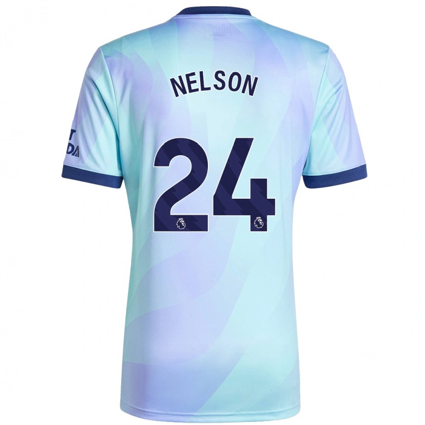 Danxen Kid Reiss Nelson #24 Aqua Third Jersey 2024/25 T-Shirt