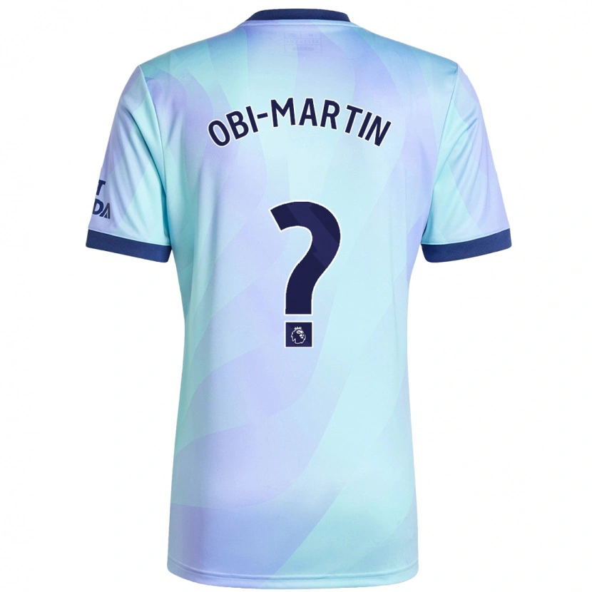 Danxen Kid Chido Obi-Martin #0 Aqua Third Jersey 2024/25 T-Shirt