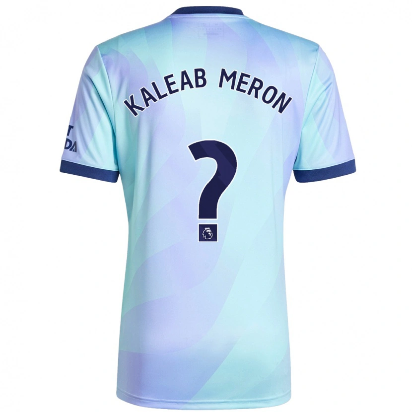 Danxen Kid Kaleab Meron #0 Aqua Third Jersey 2024/25 T-Shirt