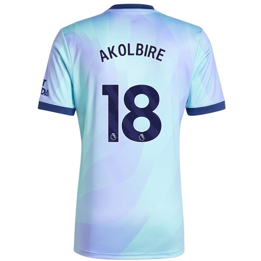 Danxen Kid Bless Akolbire #18 Aqua Third Jersey 2024/25 T-Shirt