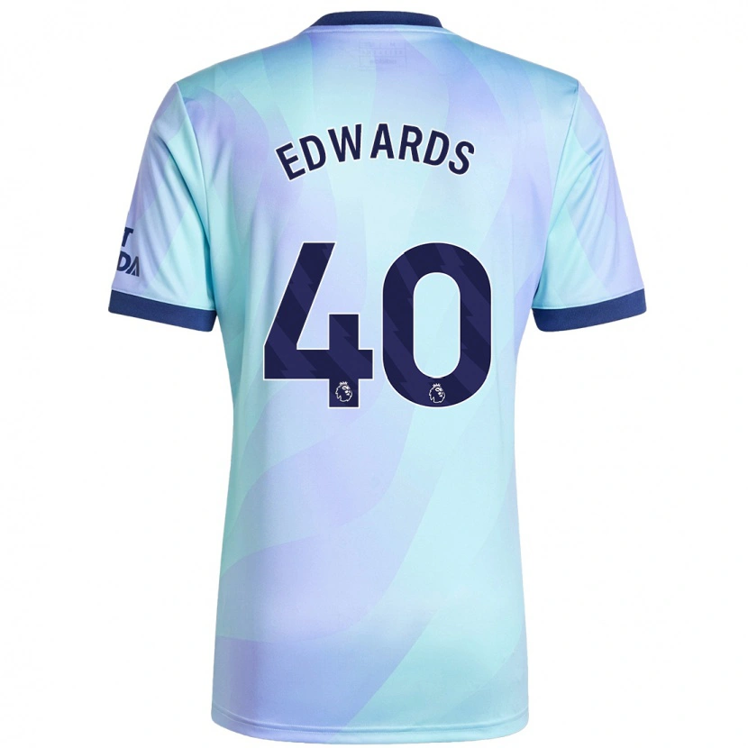 Danxen Kid Khayon Edwards #40 Aqua Third Jersey 2024/25 T-Shirt