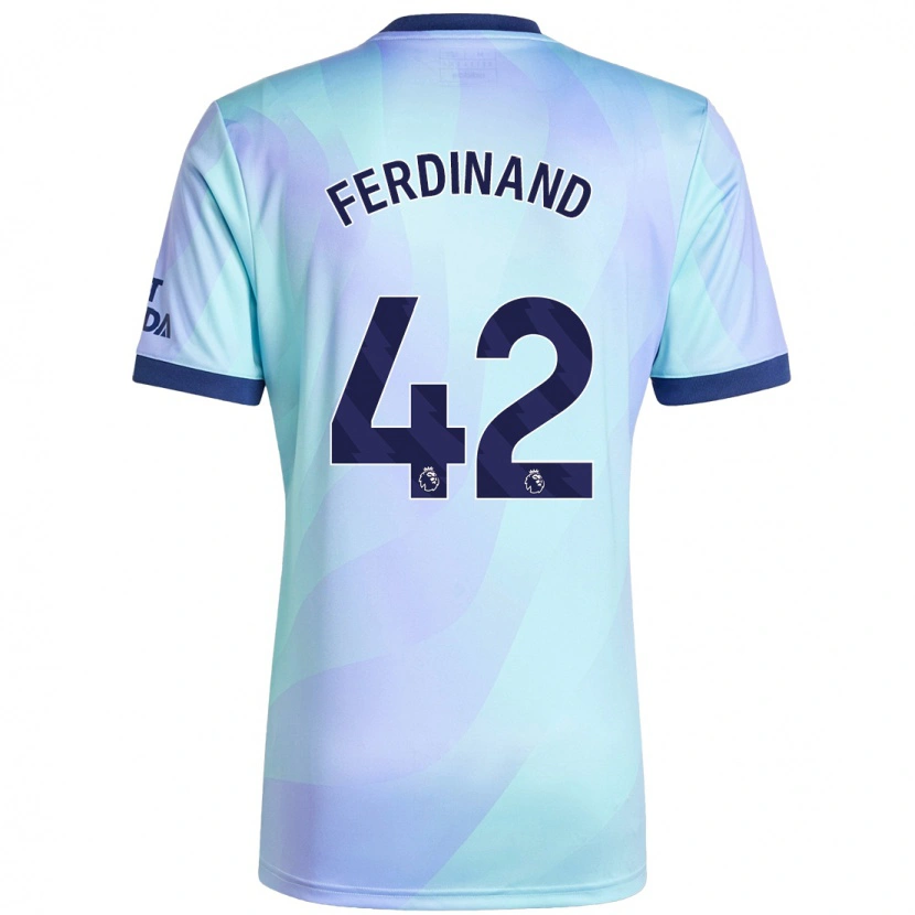 Danxen Kid Seb Ferdinand #42 Aqua Third Jersey 2024/25 T-Shirt