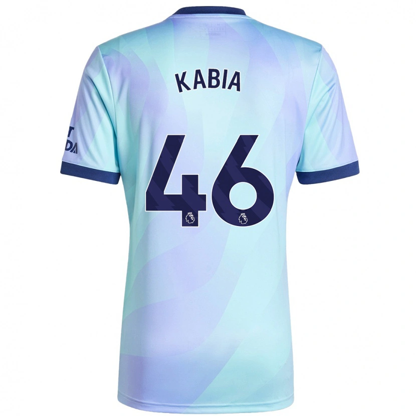 Danxen Kid Ismeal Kabia #46 Aqua Third Jersey 2024/25 T-Shirt