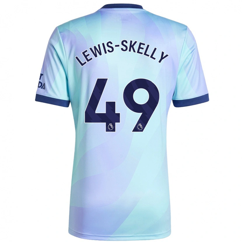 Danxen Kid Myles Lewis-Skelly #49 Aqua Third Jersey 2024/25 T-Shirt