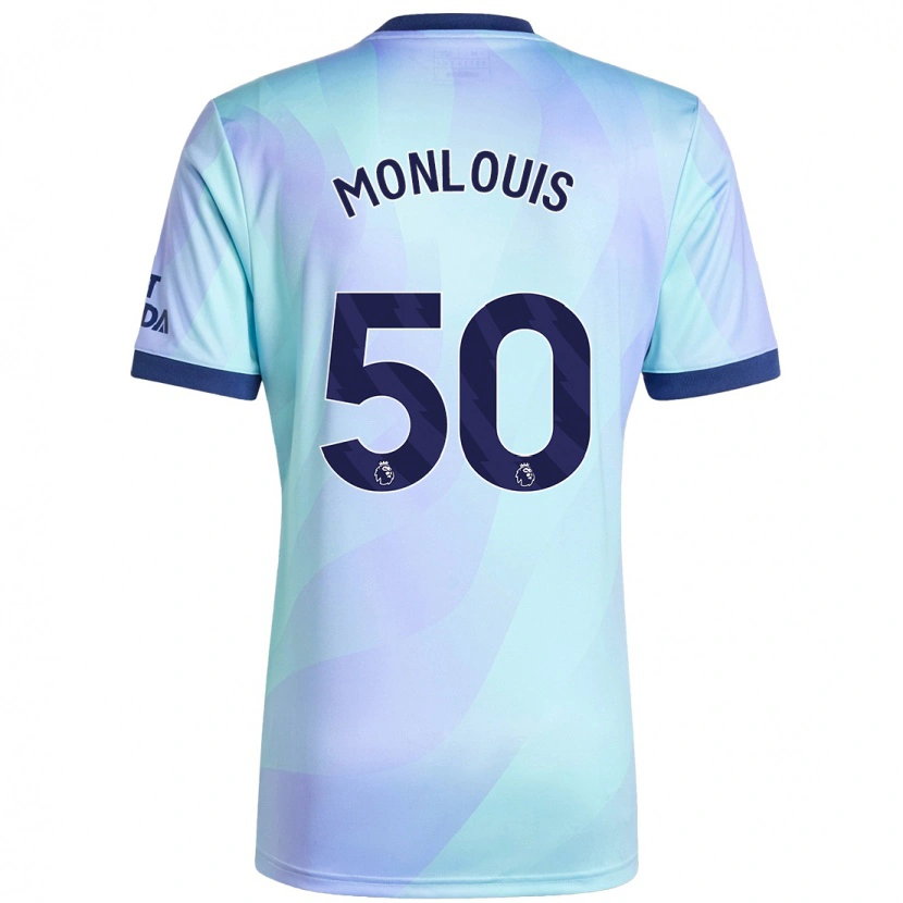 Danxen Kid Zane Monlouis #50 Aqua Third Jersey 2024/25 T-Shirt