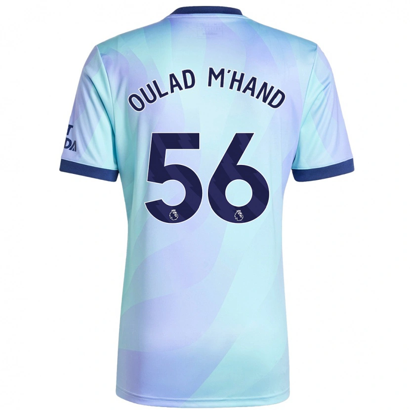 Danxen Kid Salah-Eddine Oulad M'hand #56 Aqua Third Jersey 2024/25 T-Shirt