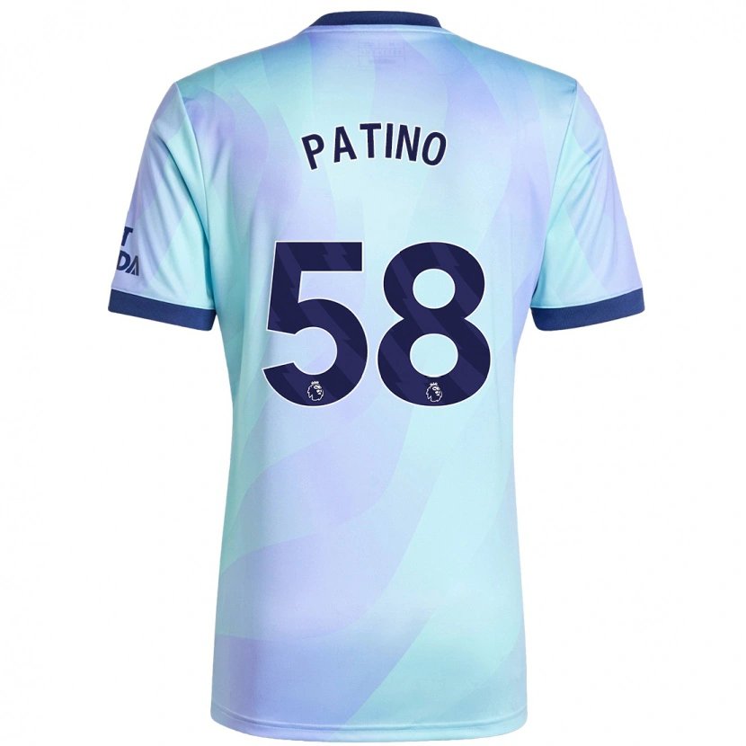 Danxen Kid Charlie Patino #58 Aqua Third Jersey 2024/25 T-Shirt