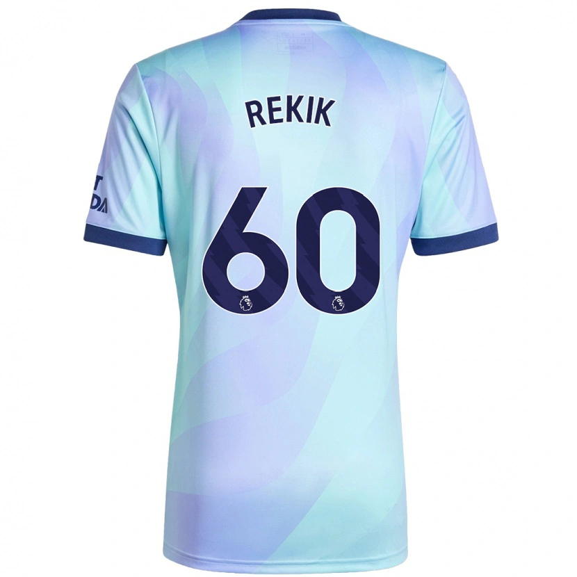 Danxen Kid Omar Rekik #60 Aqua Third Jersey 2024/25 T-Shirt