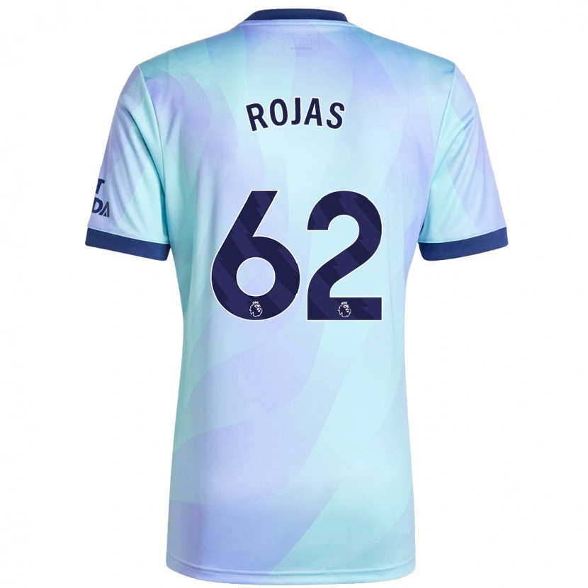 Danxen Kid Alexei Rojas #62 Aqua Third Jersey 2024/25 T-Shirt