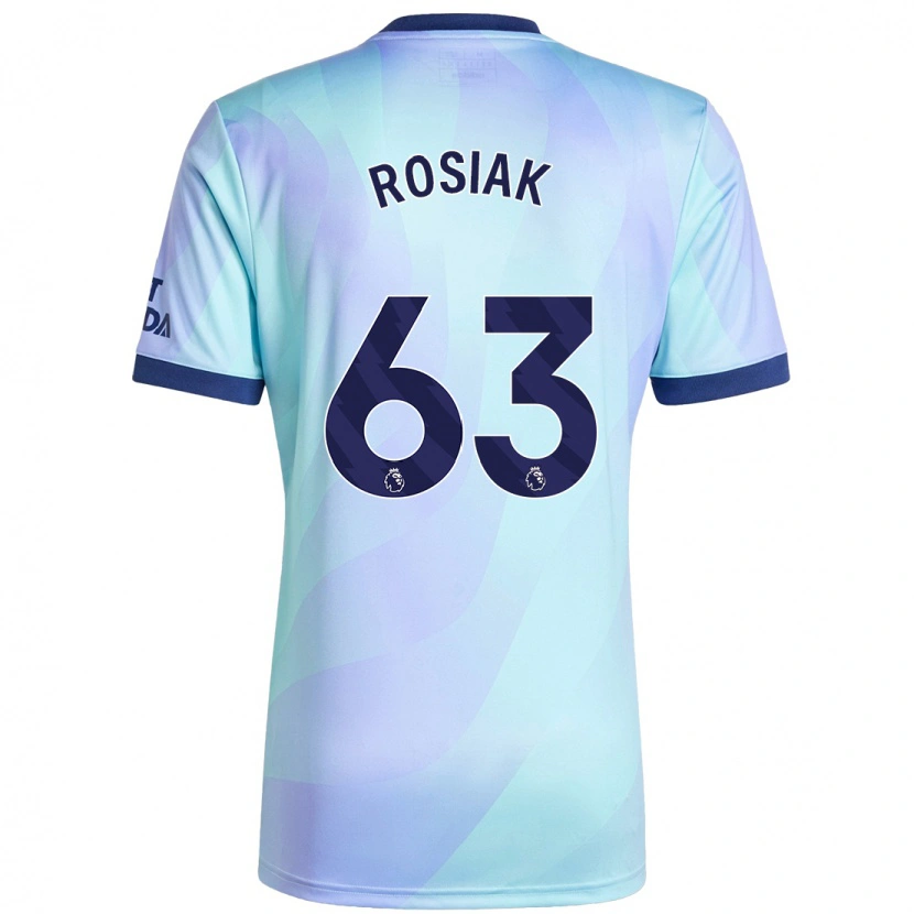 Danxen Kid Michal Rosiak #63 Aqua Third Jersey 2024/25 T-Shirt