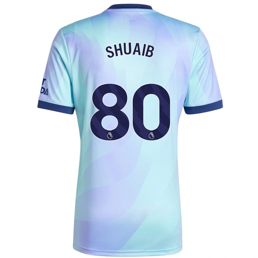 Danxen Kid Zac Shuaib #80 Aqua Third Jersey 2024/25 T-Shirt