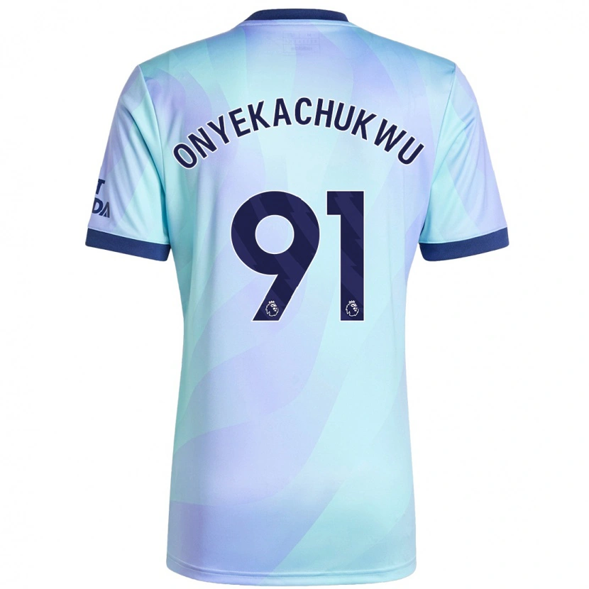 Danxen Kid Samuel Onyekachukwu #91 Aqua Third Jersey 2024/25 T-Shirt