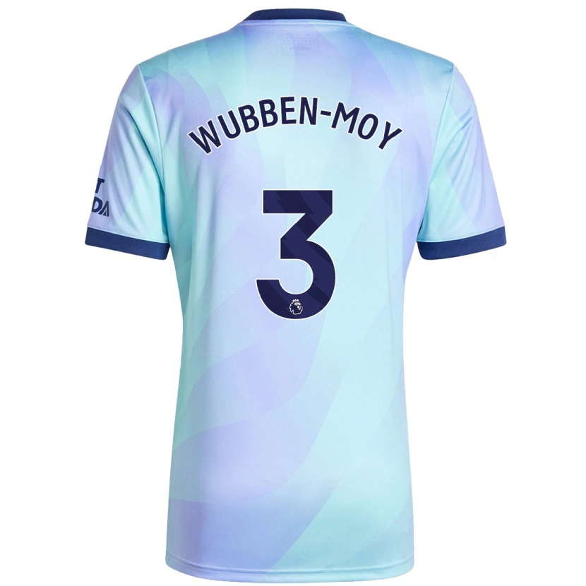 Danxen Kid Lotte Wubben-Moy #3 Aqua Third Jersey 2024/25 T-Shirt