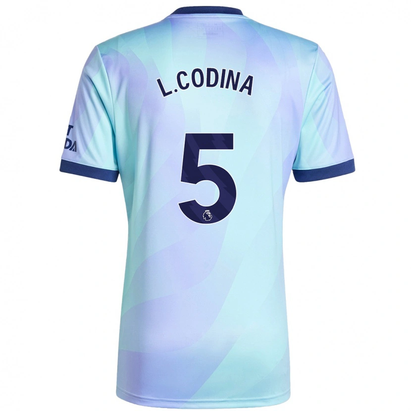 Danxen Kid Laia Codina #5 Aqua Third Jersey 2024/25 T-Shirt