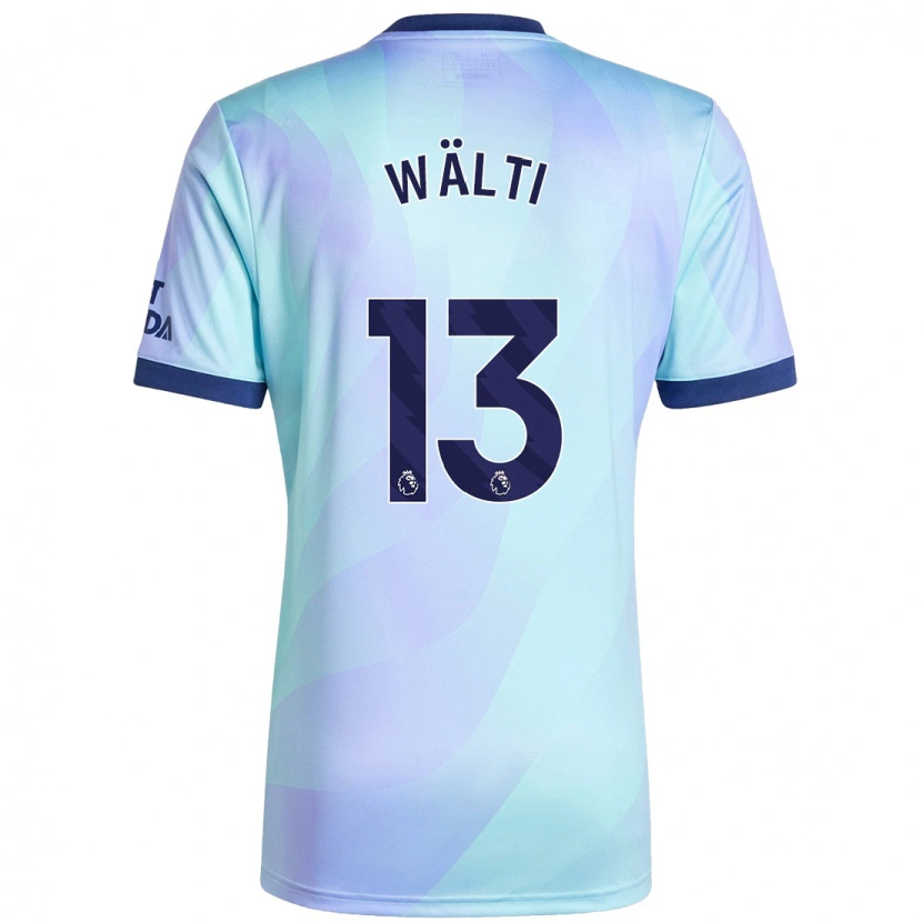 Danxen Kid Lia Wälti #13 Aqua Third Jersey 2024/25 T-Shirt