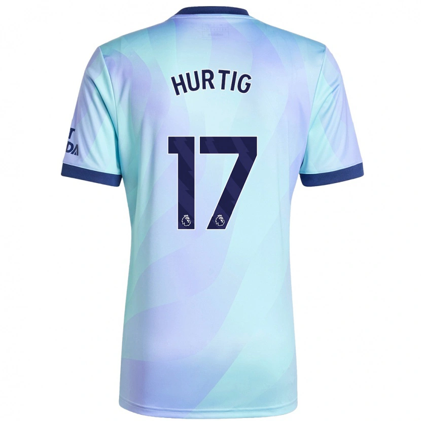 Danxen Kid Lina Hurtig #17 Aqua Third Jersey 2024/25 T-Shirt