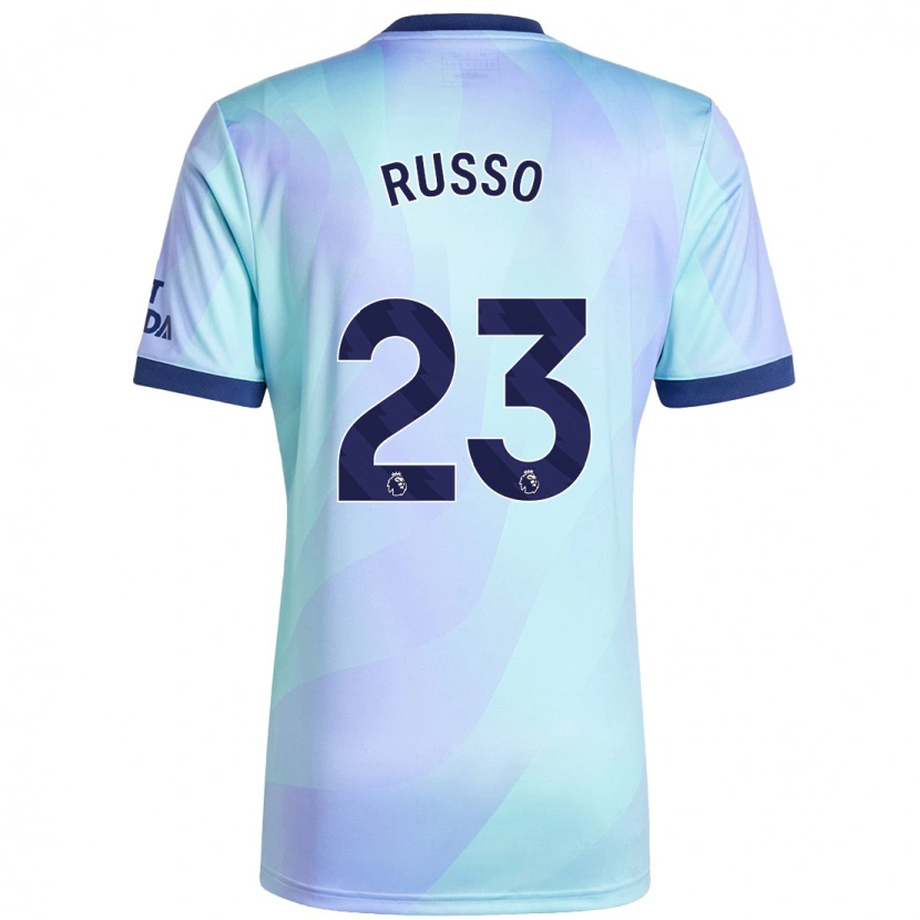 Danxen Kid Alessia Russo #23 Aqua Third Jersey 2024/25 T-Shirt