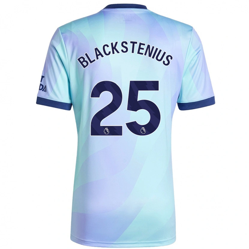 Danxen Kid Stina Blackstenius #25 Aqua Third Jersey 2024/25 T-Shirt