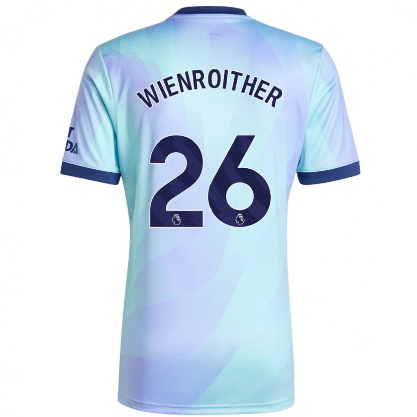 Danxen Kid Laura Wienroither #26 Aqua Third Jersey 2024/25 T-Shirt