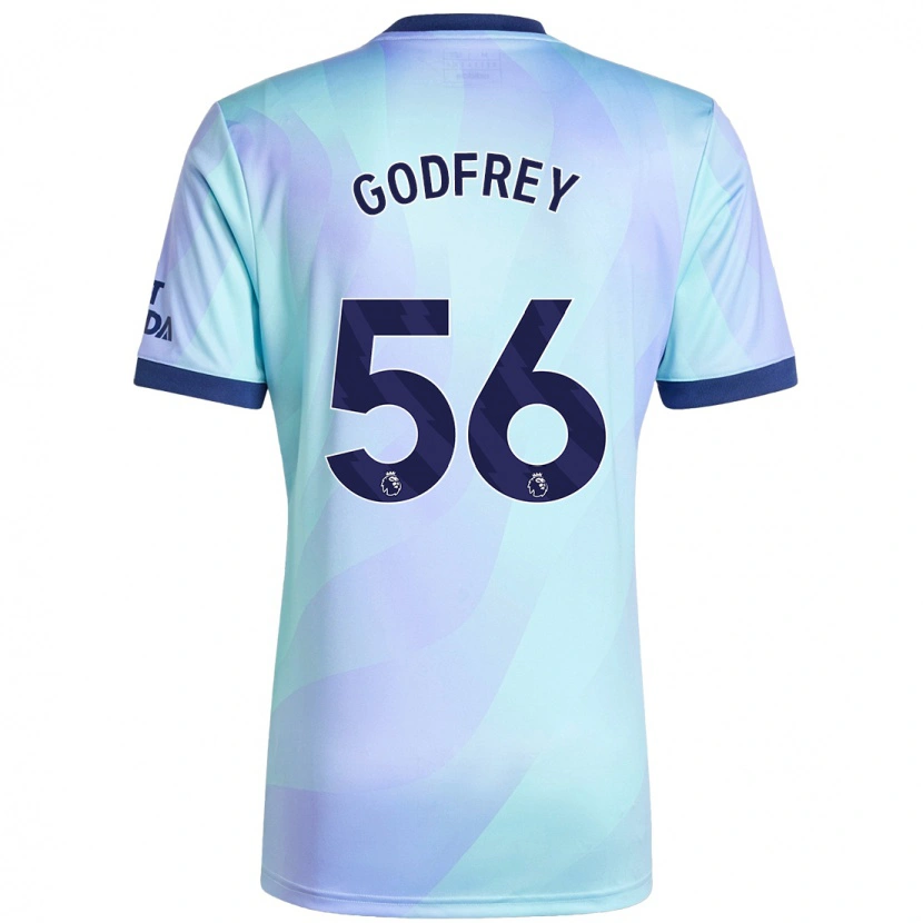 Danxen Kid Freya Godfrey #56 Aqua Third Jersey 2024/25 T-Shirt