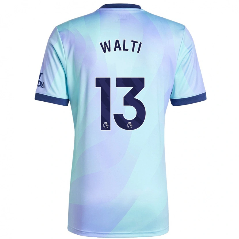 Danxen Kid Lia Walti #13 Aqua Third Jersey 2024/25 T-Shirt