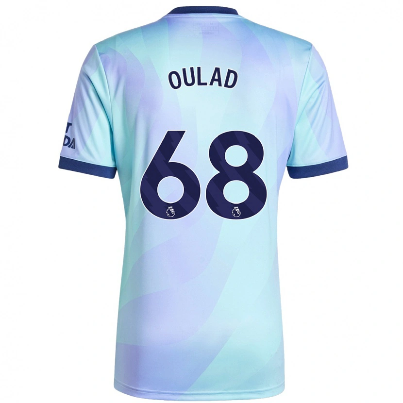 Danxen Kid Salah-Eddine Oulad M'hand #68 Aqua Third Jersey 2024/25 T-Shirt