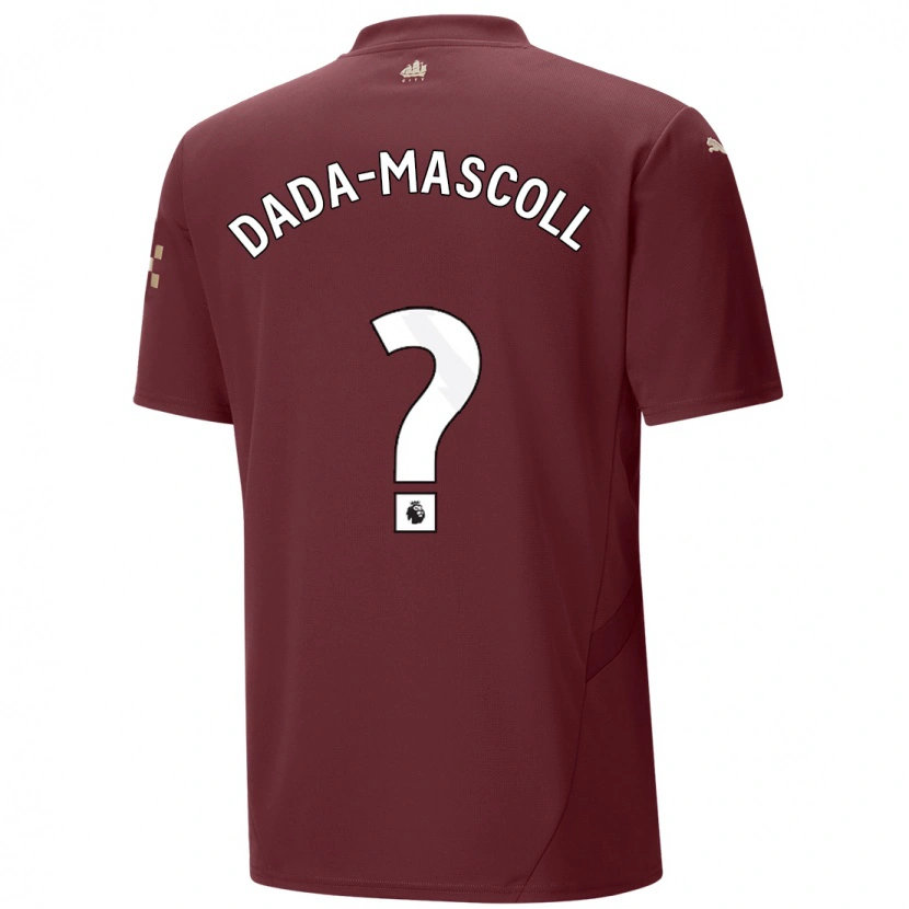 Danxen Kid Isaiah Dada-Mascoll #0 Maroon Third Jersey 2024/25 T-Shirt