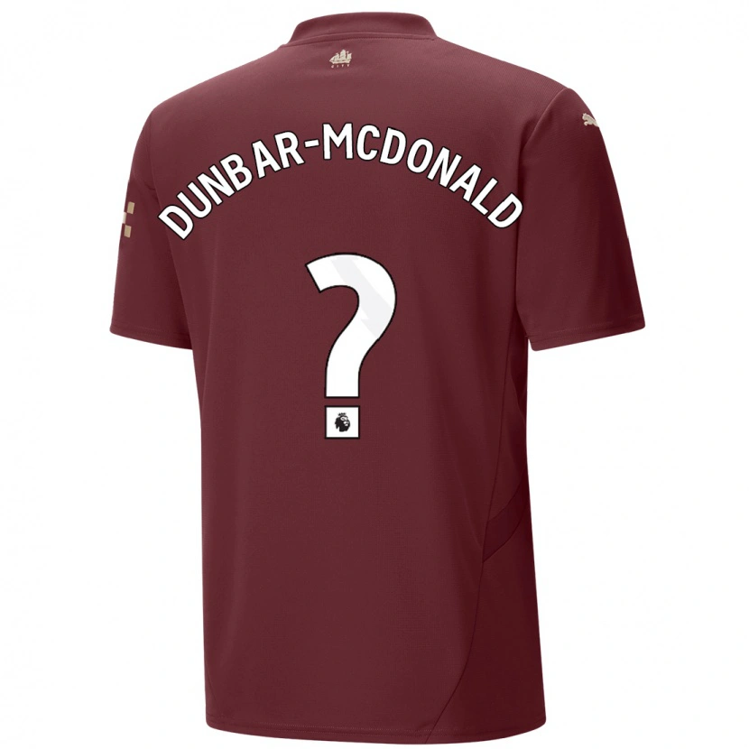 Danxen Kid Christian Dunbar-Mcdonald #0 Maroon Third Jersey 2024/25 T-Shirt